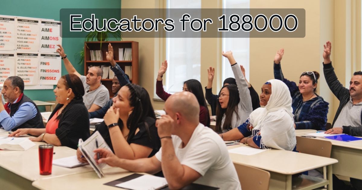 Educators for 188000