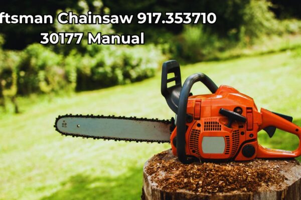 Craftsman Chainsaw 917.353710 30177 Manual